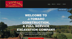 Desktop Screenshot of jtomaroconstruction.com