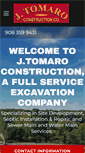 Mobile Screenshot of jtomaroconstruction.com