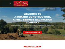 Tablet Screenshot of jtomaroconstruction.com